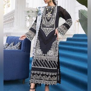 Black Pakistani Indian dress suit